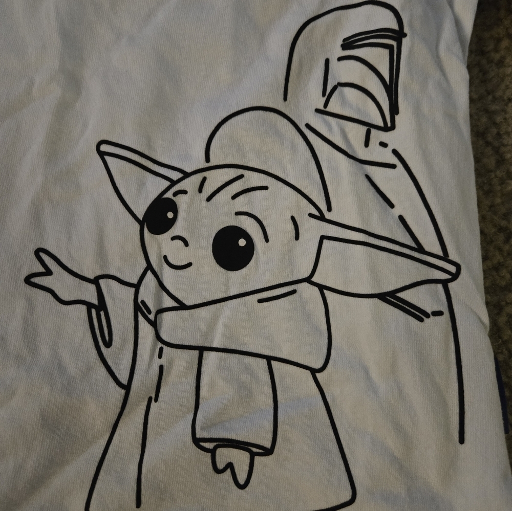 Star Wars Kids White Long Sleeve Shirt - Picture 4 of 4
